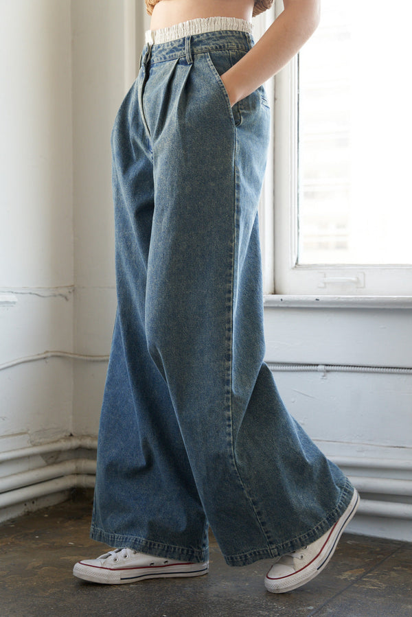 somewhere-up-above-denim-pants Flying Tomato-Sophia's StylePANTS-1